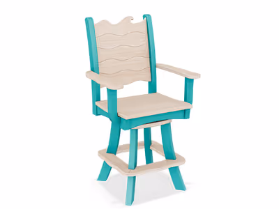 Wave Swivel Bar Chair