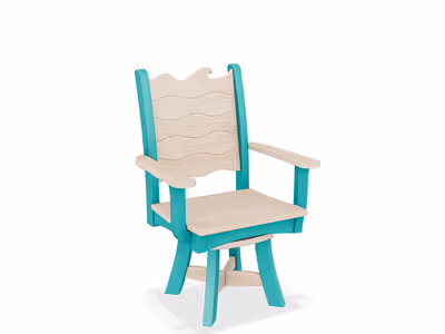 Wave Swivel Dining Chair